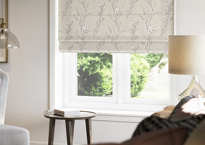 Laura Ashley Pussy Willow, Natural - Roman Blind - Image 5